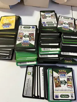 Pokemon TCG 400+ Code Cards Bulk Lot Unused Codes Multiple Sets! UNUSED - Image 1