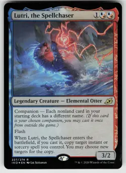 Lutri, the Spellchaser 227 FOIL Rare Ikoria: Lair of Behemoths MTG - Image 1