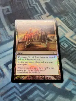 MTG Foil City of Brass NM- Modern Masters - Image 2