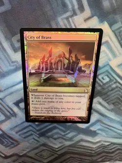 MTG Foil City of Brass NM- Modern Masters - Image 3