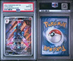 2024 POKEMON SSP EN-SURGING SPARKS ILLUSTRATION RARE #197 CERULEDGE PSA 10 - Image 1