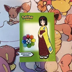 2025 Pokemon Kanto Full House - Circles Holo Gym Leaders - Erika - L5 - Image 1