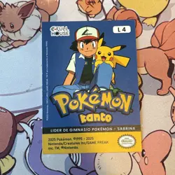 2025 Pokemon Kanto Full House - Circles Holo Gym Leaders - Sabrina - L4 - Image 3