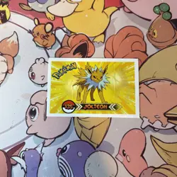 Jolteon #135 - 2022 Pokemon Indigo League Sticker Set (Peru) - Image 1