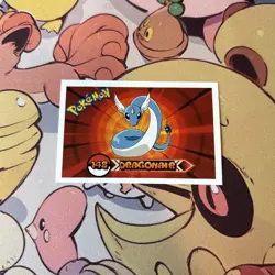 Dragonair #148 - 2022 Pokemon Indigo League Sticker Set (Peru) - Image 1