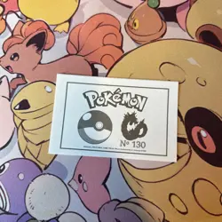 Gyarados #130 - 2022 Pokemon Indigo League Sticker Set (Peru) - Image 2