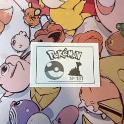 Lapras #131 - 2022 Pokemon Indigo League Sticker Set (Peru) - Image 2
