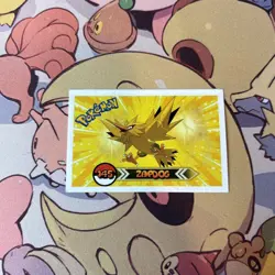 Zapdos #145 - 2022 Pokemon Indigo League Sticker Set (Peru) - Image 1