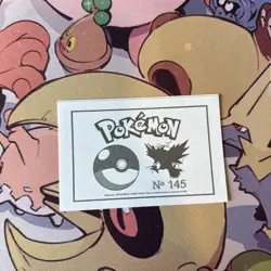 Zapdos #145 - 2022 Pokemon Indigo League Sticker Set (Peru) - Image 2