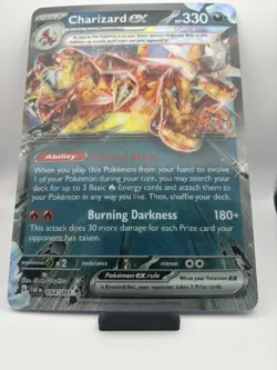 Charizard ex 196 054/091 - Lenticular Jumbo Promo - Pokemon TCG NM - Image 1