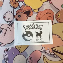 Ponyta #077 - 2022 Pokemon Indigo League Sticker Set (Peru) - Image 2