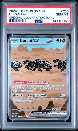 2024 POKEMON SSP EN-SURGING SPARKS 236 DURANT EX SIR PSA 10 - Image 1