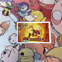 Arcanine #059 - 2022 Pokemon Indigo League Sticker Set (Peru) - Image 1