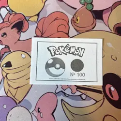 Voltorb #100 - 2022 Pokemon Indigo League Sticker Set (Peru) - Image 2