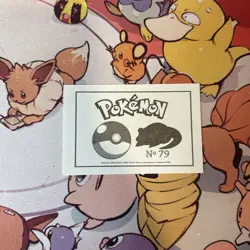 Slowpoke #079 - 2022 Pokemon Indigo League Sticker Set (Peru) - Image 2