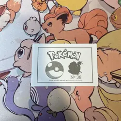 Ninetails #038 - 2022 Pokemon Indigo League Sticker Set (Peru) - Image 2