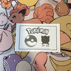 Jigglypuff #039 - 2022 Pokemon Indigo League Sticker Set (Peru) - Image 2