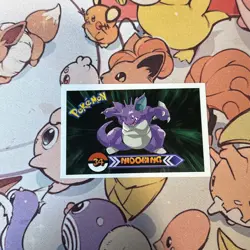 Nidoking #034 - 2022 Pokemon Indigo League Sticker Set (Peru) - Image 1