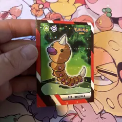 2025 Pokemon Kanto Full House - Circles Holo Common - Weedle #013 - Image 3