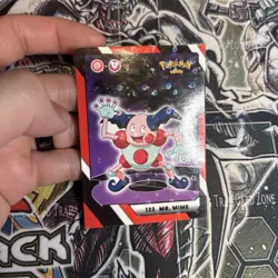 2025 Pokemon Kanto Full House - Circles Holo Common - Mr. Mime #122 - Image 2