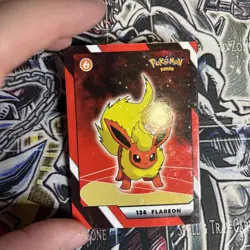 2025 Pokemon Kanto Full House - Circles Holo Common - Flareon #136 - Image 2