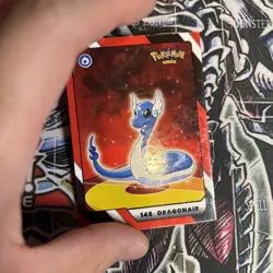 2025 Pokemon Kanto Full House - Circles Holo Common - Dragonair #148 - Image 2