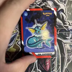 2025 Pokemon Kanto Full House - Circles Holo Common - Vaporeon #134 - Image 2