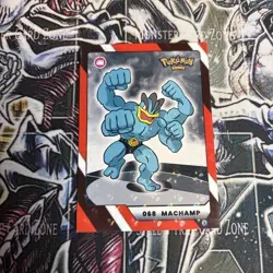 2025 Pokemon Kanto Full House - Circles Holo Common - Machamp #068 - Image 1