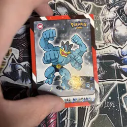 2025 Pokemon Kanto Full House - Circles Holo Common - Machamp #068 - Image 2