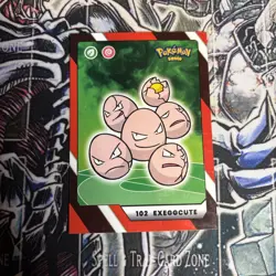 2025 Pokemon Kanto Full House - Circles Holo Common - Exeggcute #102 - Image 1