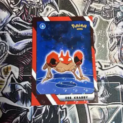 2025 Pokemon Kanto Full House - Circles Holo Common - Krabby #098 - Image 1