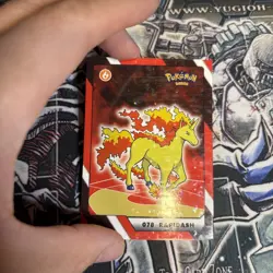 2025 Pokemon Kanto Full House - Circles Holo Common - Rapidash #078 - Image 2