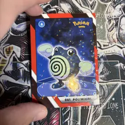 2025 Pokemon Kanto Full House - Circles Holo Common - Poliwhirl #061 - Image 2