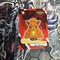 2025 Pokemon Kanto Full House - Circles Holo Common - Vulpix #037 - Image 1