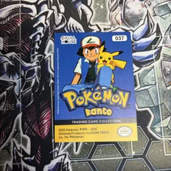 2025 Pokemon Kanto Full House - Circles Holo Common - Vulpix #037 - Image 3