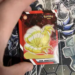 2025 Pokemon Kanto Full House - Circles Holo Common - Ninetails #038 - Image 2