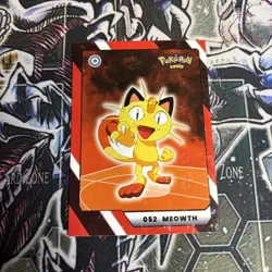 2025 Pokemon Kanto Full House - Circles Holo Common - Meowth #052 - Image 1