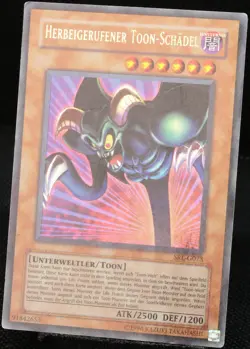 Yu-Gi-Oh! Herbeigerufener Toon-Schadel SRL-G073 Ultra Rare [P] | DE 2002 - Image 3