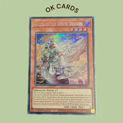 BPRO-EN024 Fallen of the White Dragon Secret Rare 1st Edition YuGiOh - Image 1