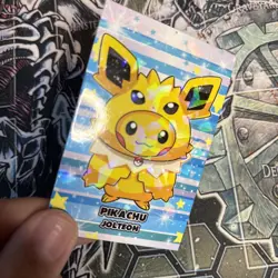 Pikachu Jolteon Poncho Card Database Attacks 2 Cracked Ice Holo Pokemon - Image 2
