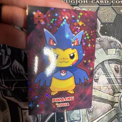 Poncho Pikachu Dark Lugia Sparkles Holo Pokemon Card Database Team Rocket Peru - Image 2