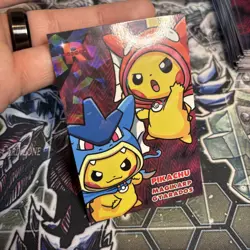 Poncho Pikachu Magikarp Gyarados Ice Holo Pokemon Card Database Team Rocket - Image 3