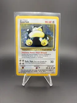 Pokemon Snorlax Jungle Holo Rare 11/64 NM/LP Basic Card Unlimited 1999 - Image 1