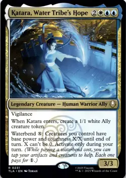 Katara, Water Tribe's Hope Avatar: The Last Airbender Magic MTG NM - Image 1