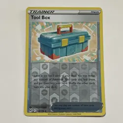 Tool Box Item Trainer 168/196 Reverse Holo Lost Origin Pokemon Card TCG Unused - Image 1