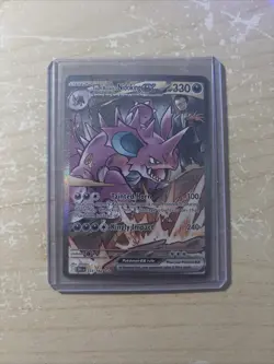 2025 Pokemon TCG: Destined Rivals Team Rocket’s Nidoking ex (233/182) SIR - Image 1
