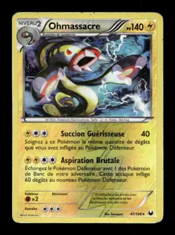 Carte Pokemon Ohmassacre Reverse 47/108 Explorateurs Obscurs FR - Image 1
