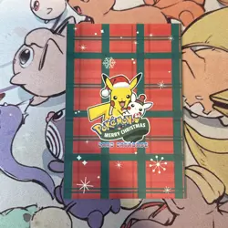 A - Pikachu Mario Cracked Ice Holo Pokemon Database Christmas - Image 3