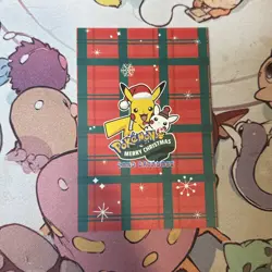 A - Pikachu Luigi Cracked Ice Holo Pokemon Database Christmas - Image 3