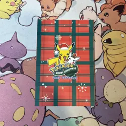 B - Pikachu Luigi Cracked Ice Holo Pokemon Database Christmas - Image 3